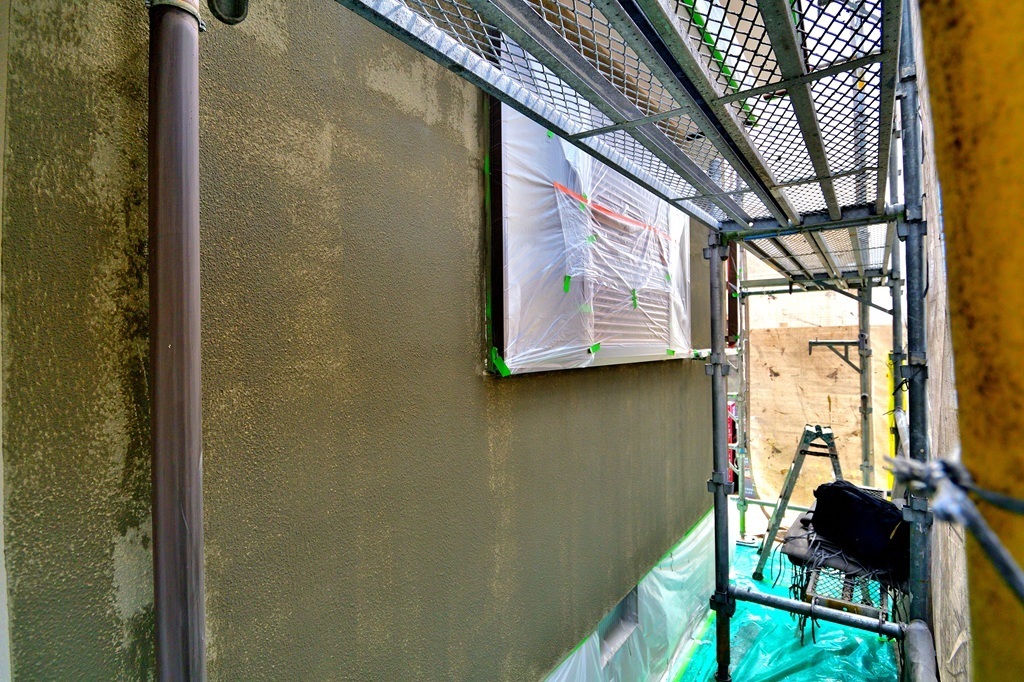 カチオンフィラー塗装後