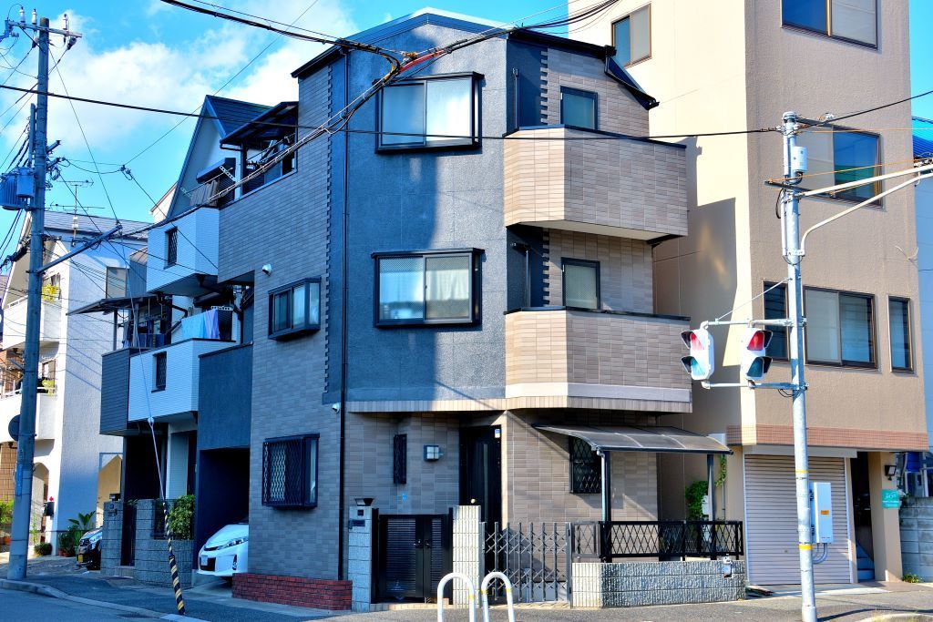 神戸市東灘区でモルタル塗装