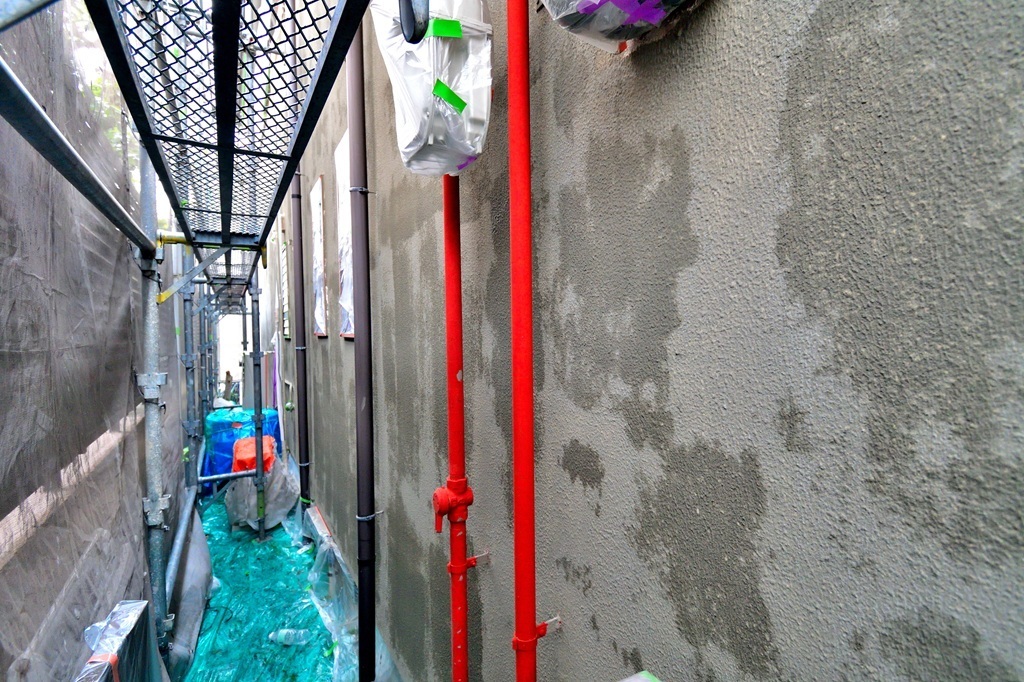 カチオンフィラー塗装後