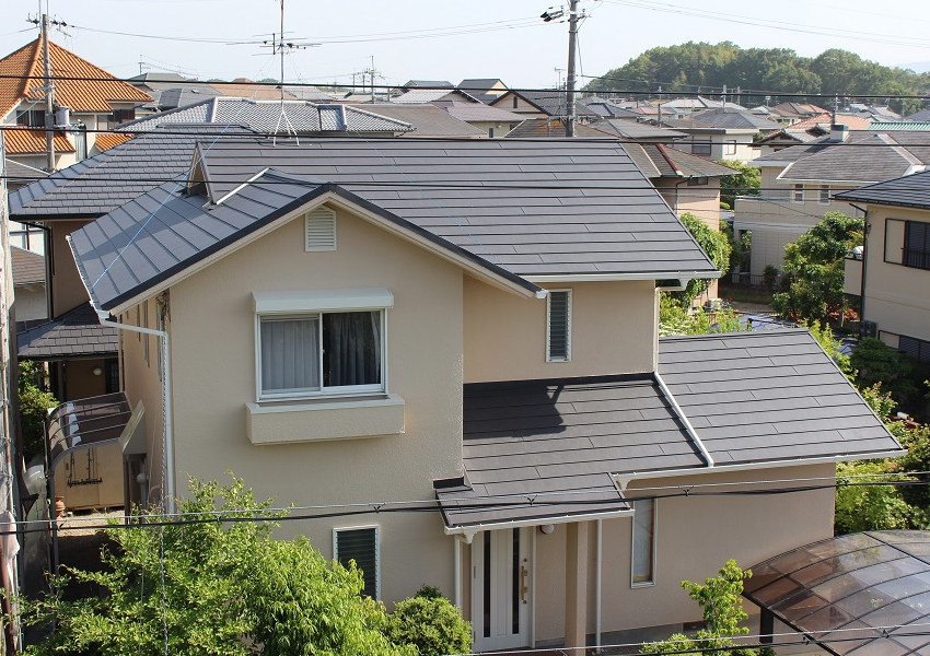 スーパーガルテクト葺き替え