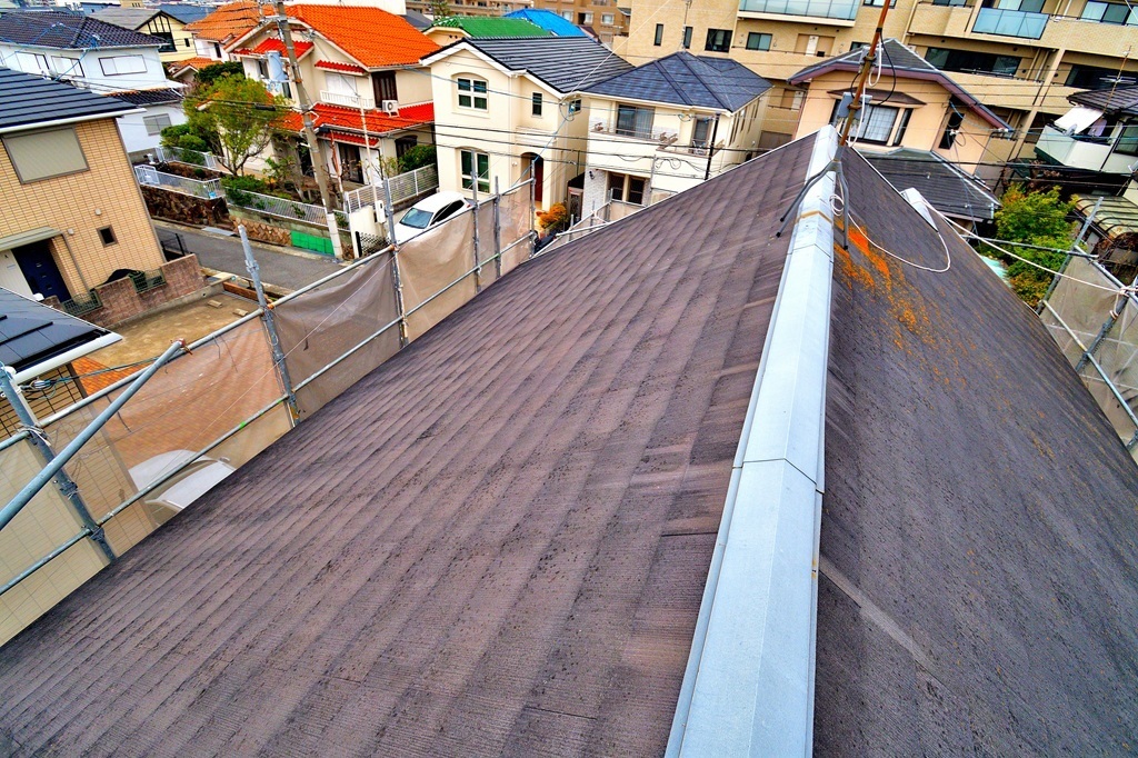 屋根塗装工事前